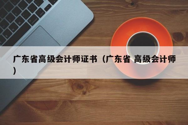 广东省高级会计师证书（广东省 高级会计师）